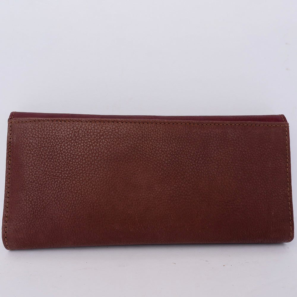 American Darling Wallet Hair on Full Grain Genuine Leather Western Women Bag | Handbag Purse Travel Clutch