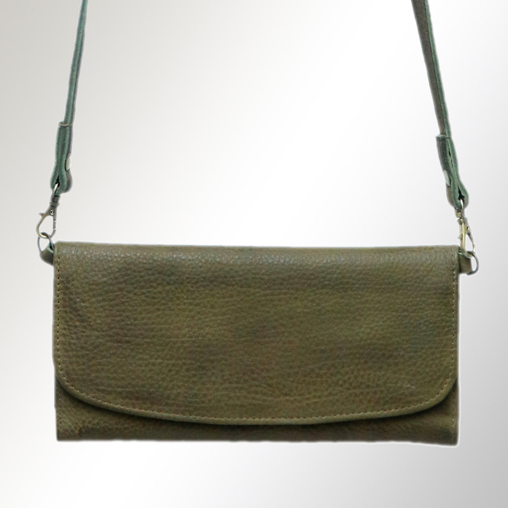 American Darling Wallet Hair on Full Grain Genuine Leather Western Women Bag | Handbag Purse Travel Clutch