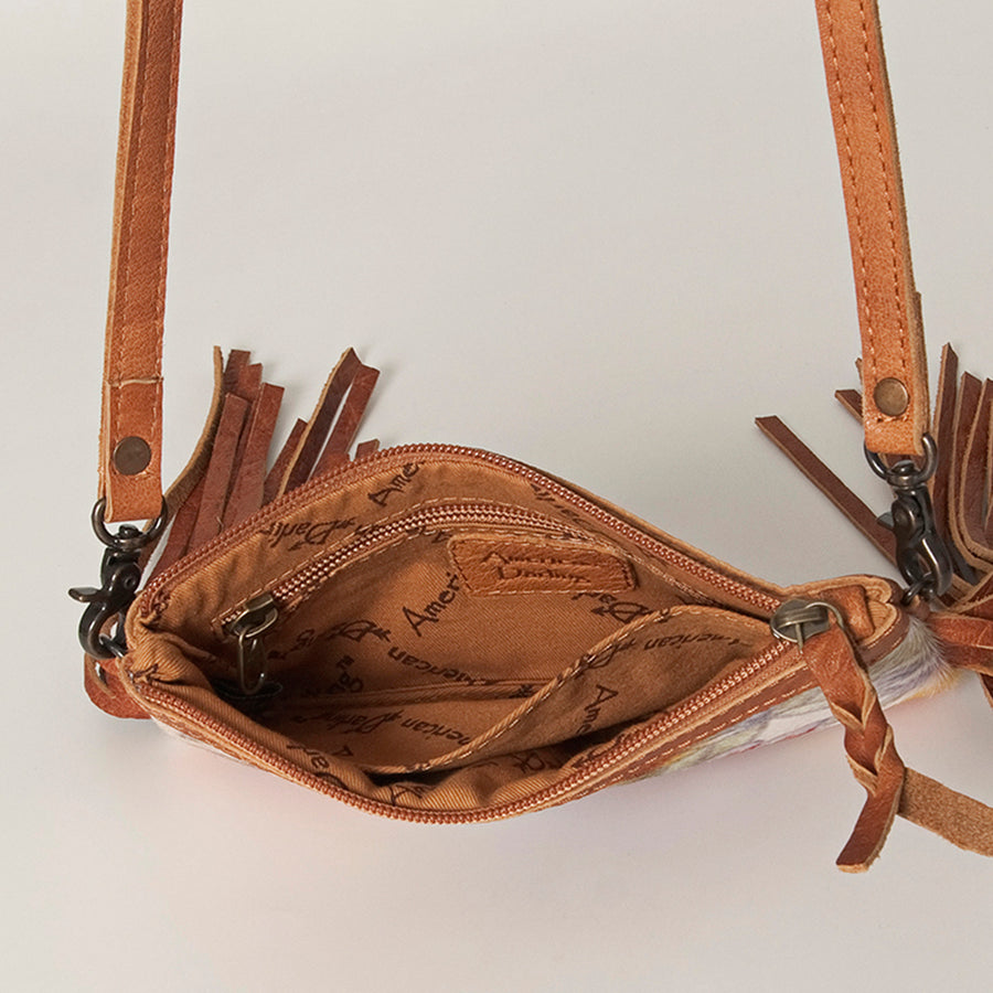 American Darling Small Crossbody Hair On Genuine Leather Western Women Bag Handbag Purse | for Cute