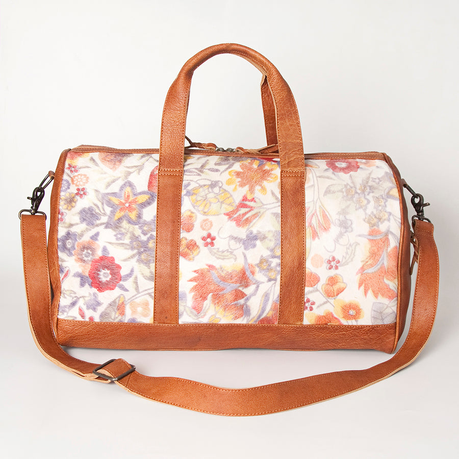 American Darling Women's Duffel Bag Western Hair On Genuine Leather Handbag and Ladies Purse