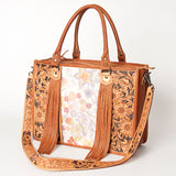 American Darling Briefcase Hand Tooled Saddle Blanket Genuine Leather women bag western handbag purse