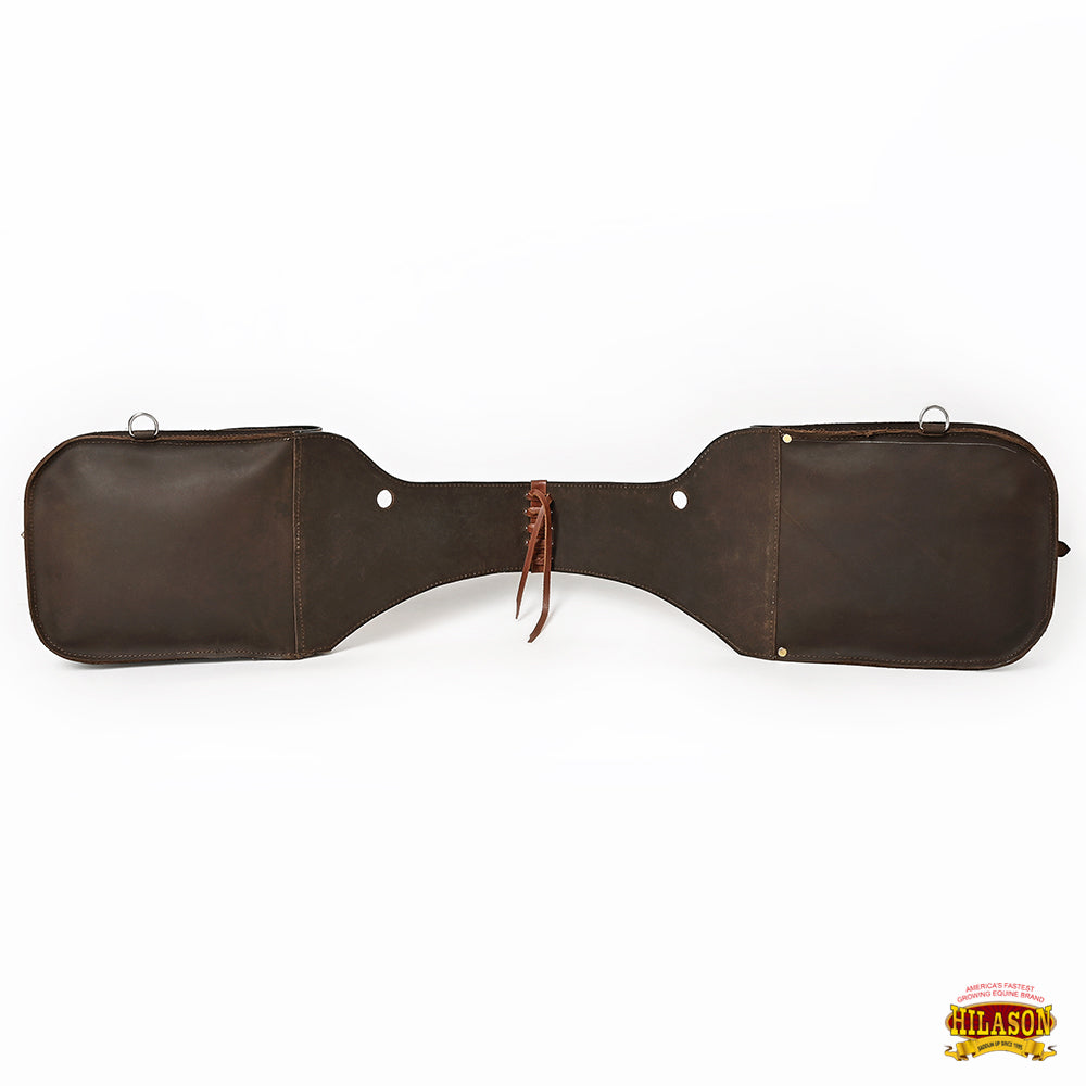 Hilason Floral Western Horse Leather Saddle Bag Heavyduty Traditional Trail Ride