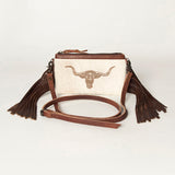 American Darling Small Crossbody Hair On Genuine Leather Western Women Bag Handbag Purse | for Cute