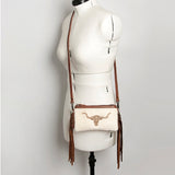 American Darling Small Crossbody Hair On Genuine Leather Western Women Bag Handbag Purse | for Cute