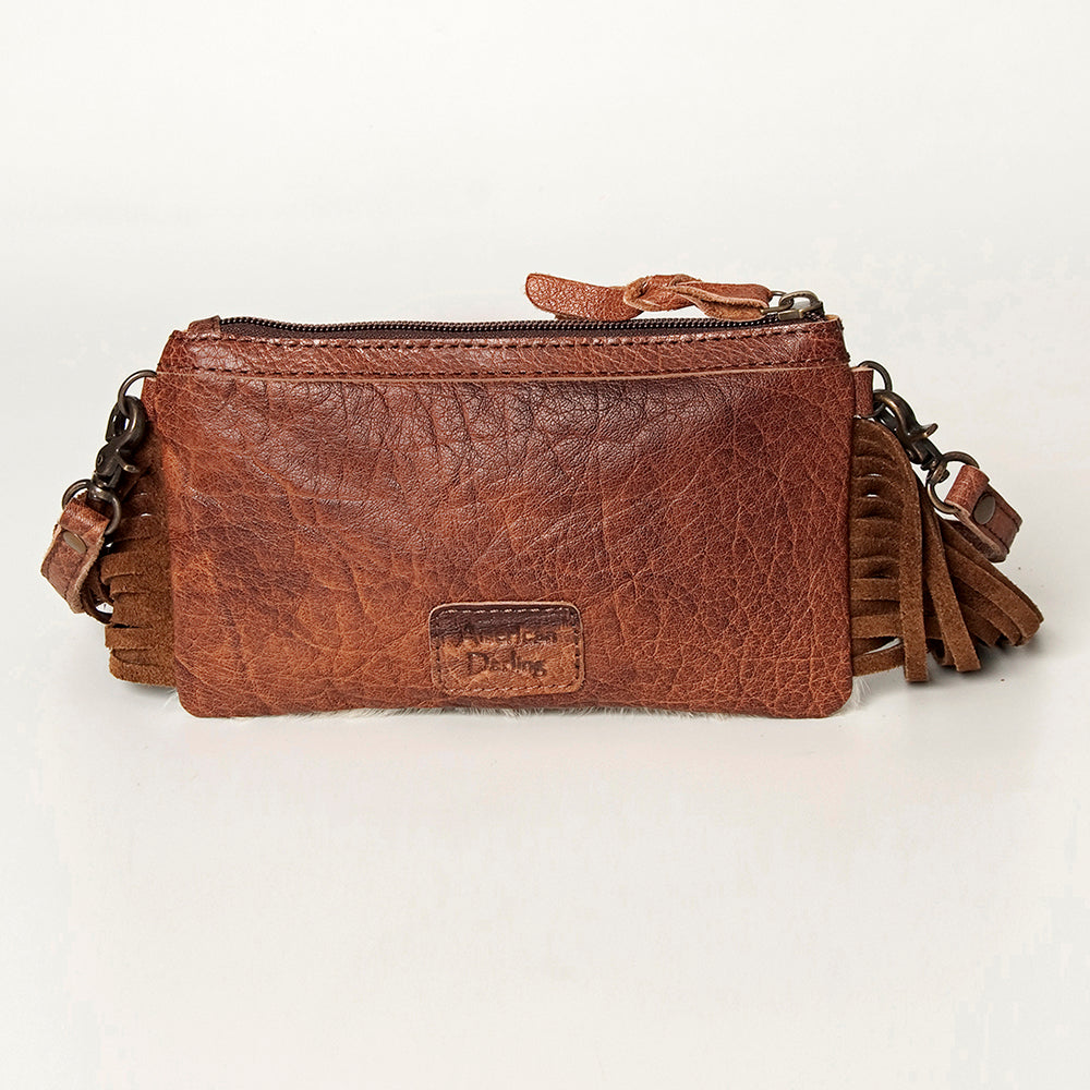 American Darling Small Crossbody Hair On Genuine Leather Western Women Bag Handbag Purse | for Cute