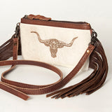 American Darling Small Crossbody Hair On Genuine Leather Western Women Bag Handbag Purse | for Cute