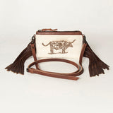 American Darling Small Crossbody Hair On Genuine Leather Western Women Bag Handbag Purse | for Cute