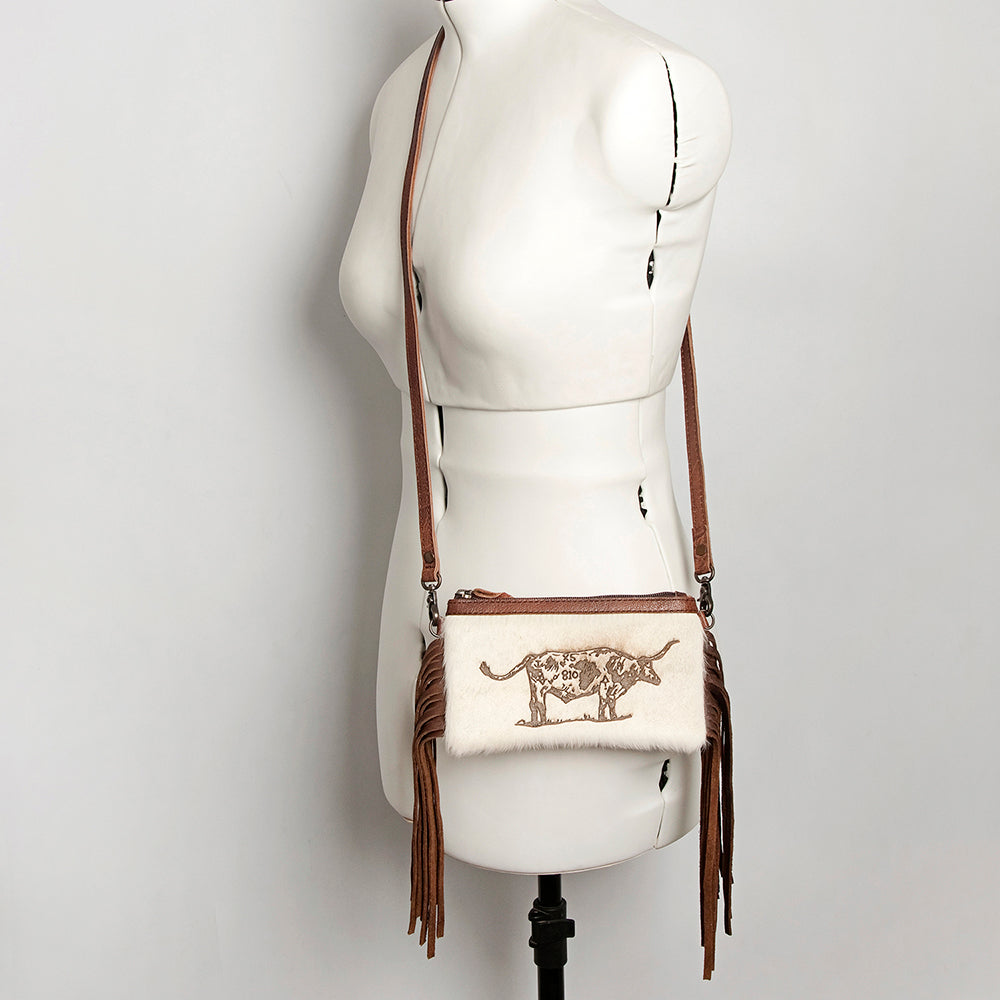 American Darling Small Crossbody Hair On Genuine Leather Western Women Bag Handbag Purse | for Cute