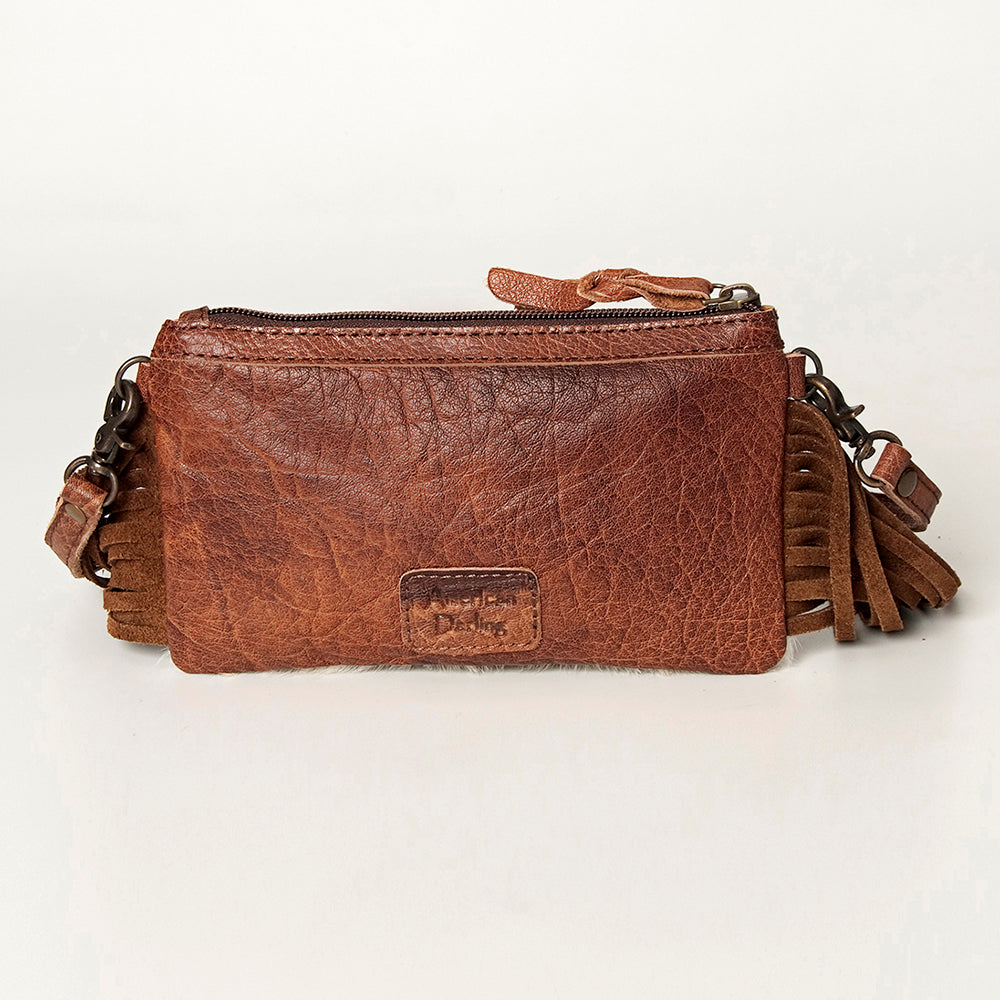 American Darling Small Crossbody Hair On Genuine Leather Western Women Bag Handbag Purse | for Cute