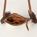 American Darling Small Crossbody Hair On Genuine Leather Western Women Bag Handbag Purse | for Cute