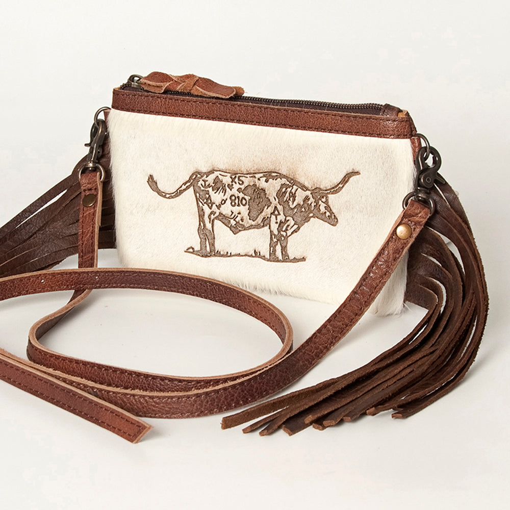 American Darling Small Crossbody Hair On Genuine Leather Western Women Bag Handbag Purse | for Cute