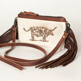 American Darling Small Crossbody Hair On Genuine Leather Western Women Bag Handbag Purse | for Cute