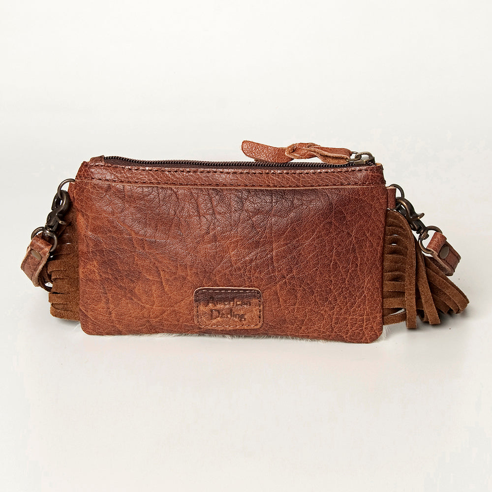 American Darling Small Crossbody Hair On Genuine Leather Western Women Bag Handbag Purse | for Cute