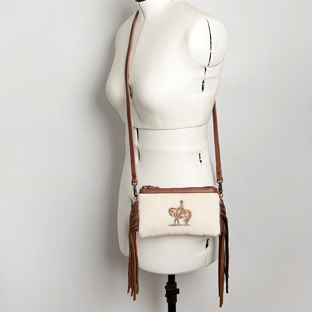 American Darling Small Crossbody Hair On Genuine Leather Western Women Bag Handbag Purse | for Cute
