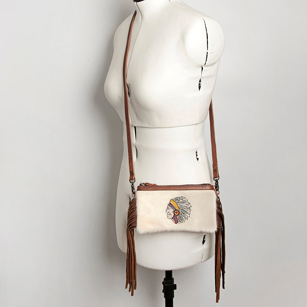 American Darling Small Crossbody Hair On Genuine Leather Western Women Bag Handbag Purse | for Cute