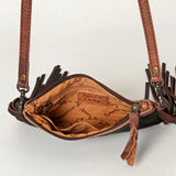 American Darling Small Crossbody Hair On Genuine Leather Western Women Bag Handbag Purse | for Cute