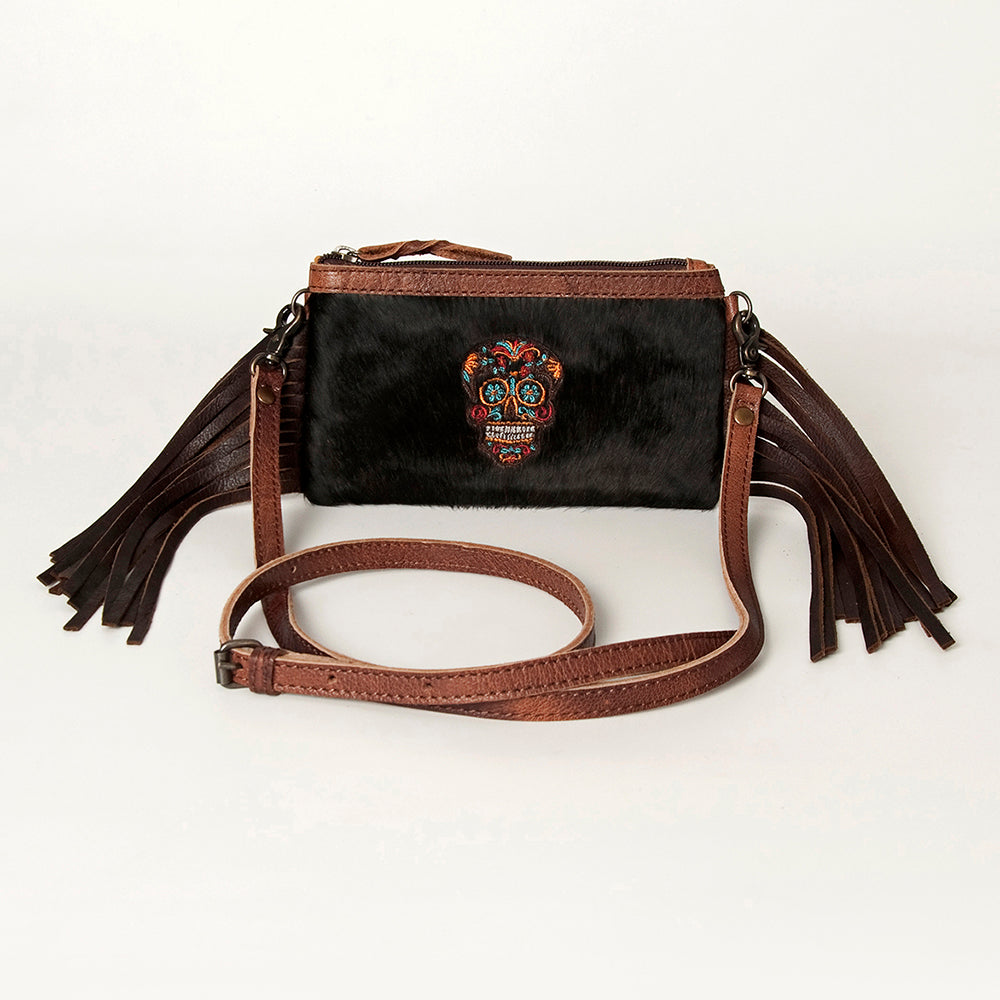 American Darling Small Crossbody Hair On Genuine Leather Western Women Bag Handbag Purse | for Cute
