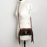 American Darling Small Crossbody Hair On Genuine Leather Western Women Bag Handbag Purse | for Cute