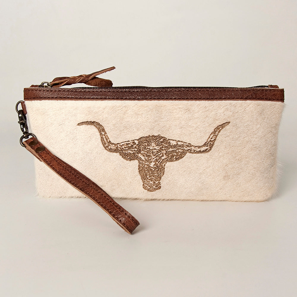 American Darling Wristlet Hair on Genuine Leather Western Women Bag | Handbag Purse | Women Wristlet | Wristlet Wristlet | Travel Wristlet | Leather Wristlet | Clutch Wristlet