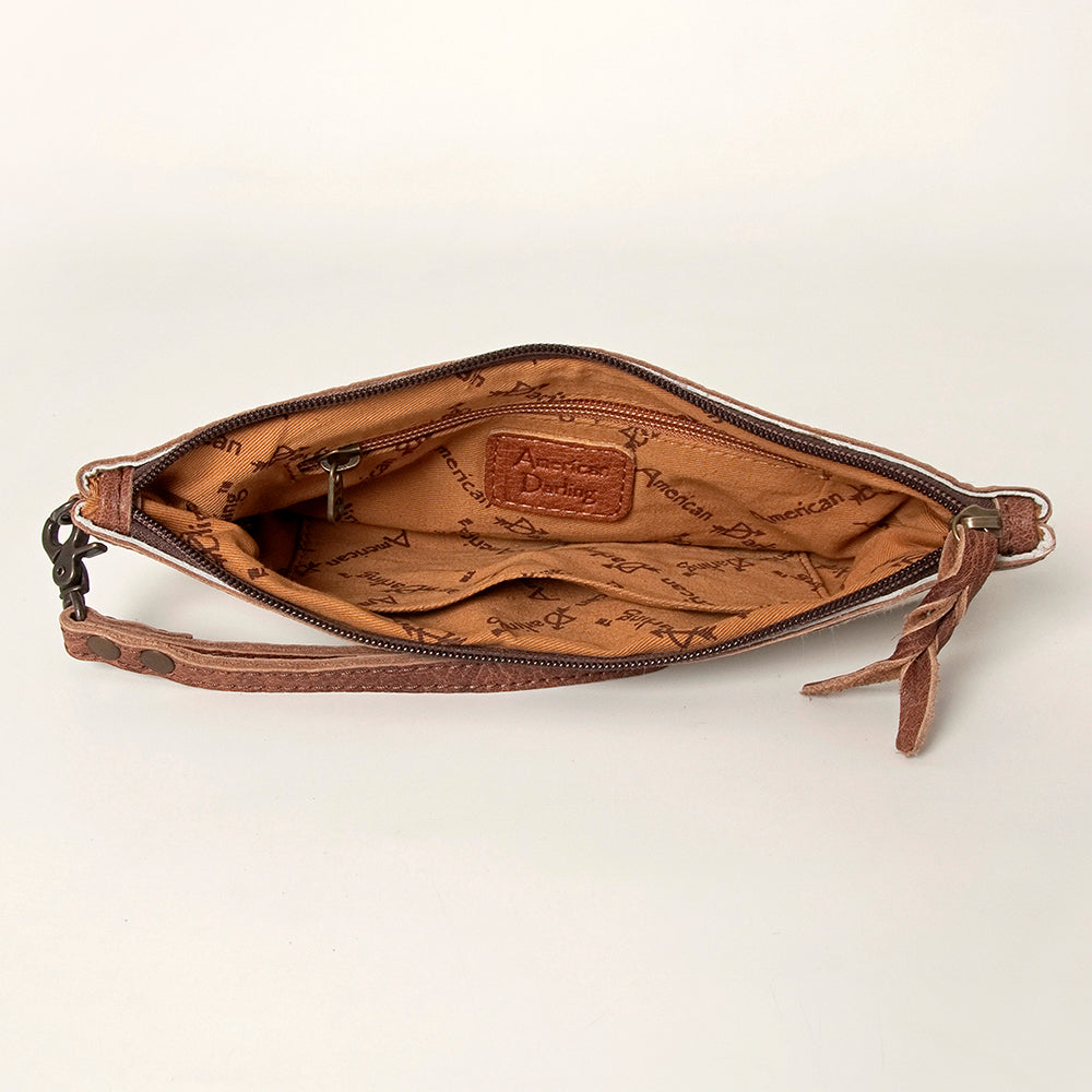 American Darling Wristlet Hair on Genuine Leather Western Women Bag | Handbag Purse | Women Wristlet | Wristlet Wristlet | Travel Wristlet | Leather Wristlet | Clutch Wristlet