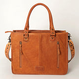 American Darling Briefcase Hand Tooled Saddle Blanket Genuine Leather women bag western handbag purse