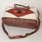 American Darling Duffel Saddle Blanket Genuine Leather Women Bag Western Handbag Purse