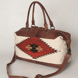 American Darling Duffel Saddle Blanket Genuine Leather Women Bag Western Handbag Purse