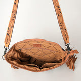 American Darling Cross Body Hand Tooled Saddle Blanket Genuine Leather Western Women Bag Handbag Purse | Crossbody for Cute