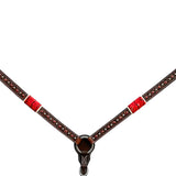 BAR H EQUINE Western Horse Headstall Breast Collar Set American Leather