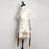 American Darling Small Crossbody Genuine Leather women bag western handbag purse