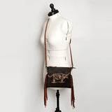 American Darling Small Crossbody Genuine Leather women bag western handbag purse