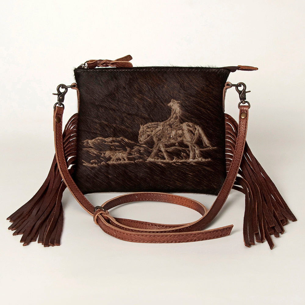 American Darling Small Crossbody Genuine Leather women bag western handbag purse