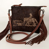 American Darling Small Crossbody Genuine Leather women bag western handbag purse