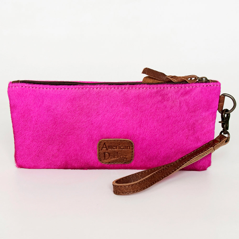 American Darling Wristlet Hair on Genuine Leather Western Women Bag | Handbag Purse | Women Wristlet | Wristlet Wristlet | Travel Wristlet | Leather Wristlet | Clutch Wristlet