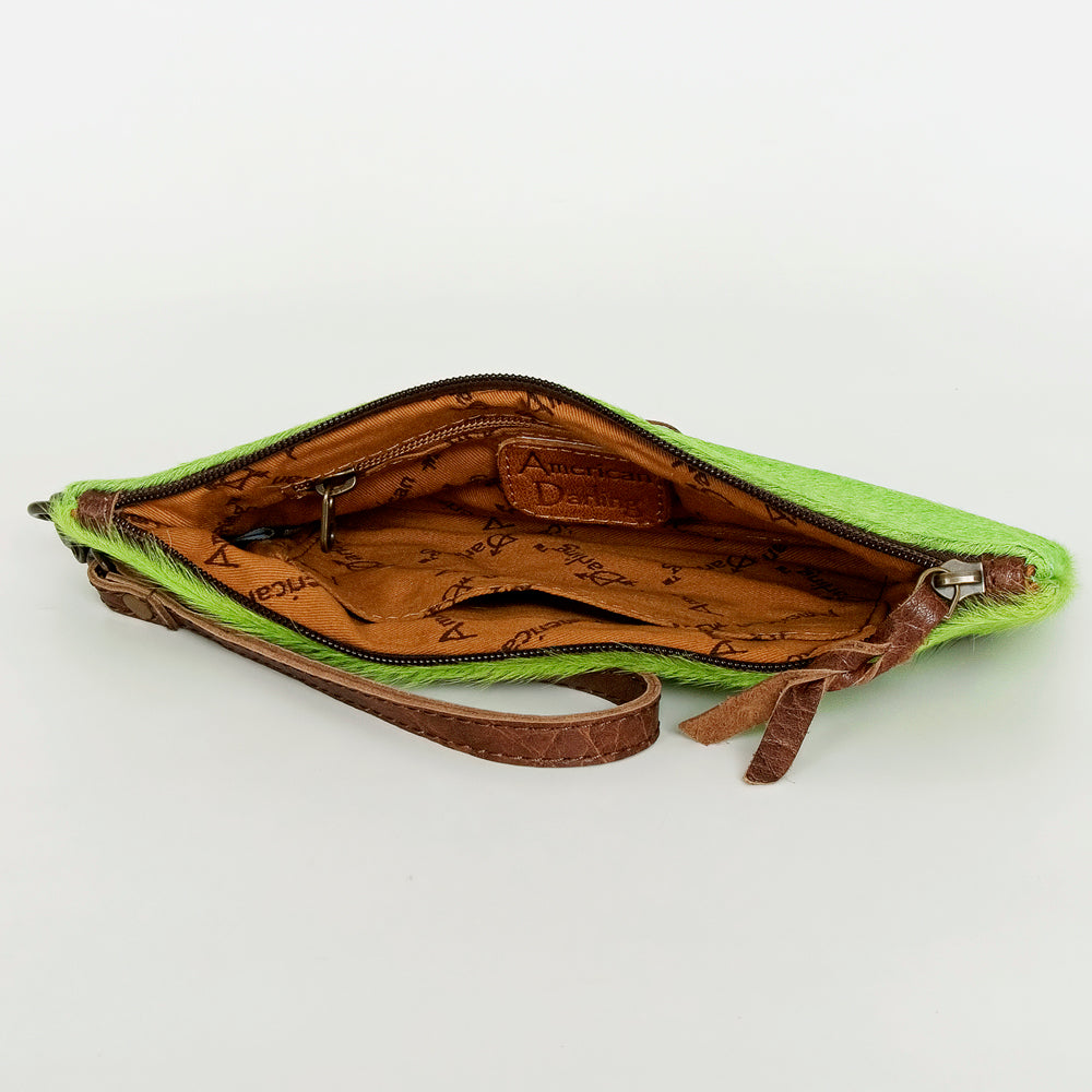 American Darling Wristlet Hair on Genuine Leather Western Women Bag | Handbag Purse | Women Wristlet | Wristlet Wristlet | Travel Wristlet | Leather Wristlet | Clutch Wristlet