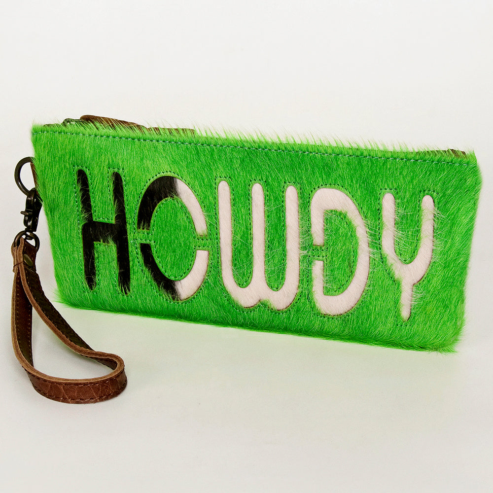 American Darling Wristlet Hair on Genuine Leather Western Women Bag | Handbag Purse | Women Wristlet | Wristlet Wristlet | Travel Wristlet | Leather Wristlet | Clutch Wristlet