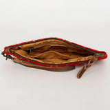 American Darling ADBG344CO Wristlet Hair On Genuine Leather women bag western handbag purse