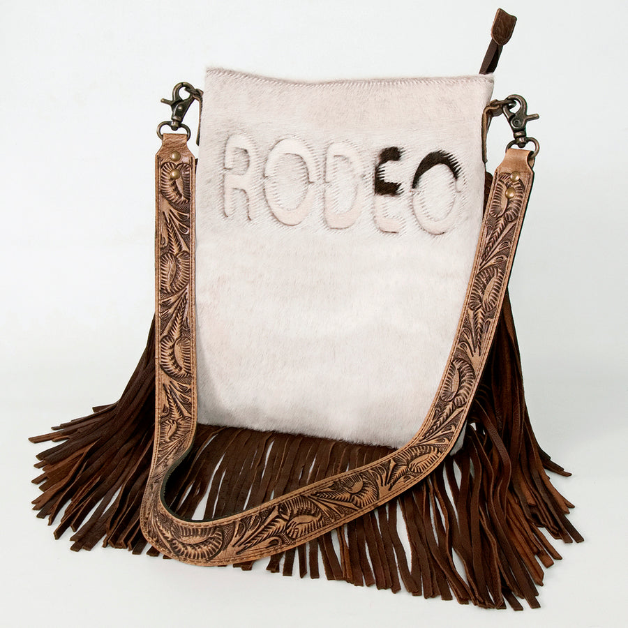 American Darling Large Crossbody Hair On Genuine Leather Western Women Bag Handbag Purse | Cute - Uhorse