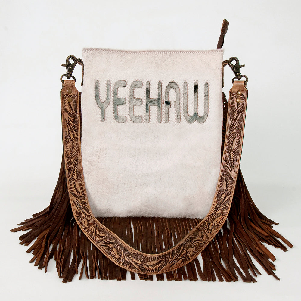 ADBGS192AX American Darling Hand Tooled Hair On Genuine Leather Women Bag Western Handbag Purse