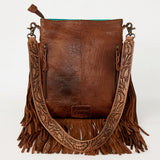ADBGS192BF American Darling Hand Tooled Hair On Genuine Leather Women Bag Western Handbag Purse
