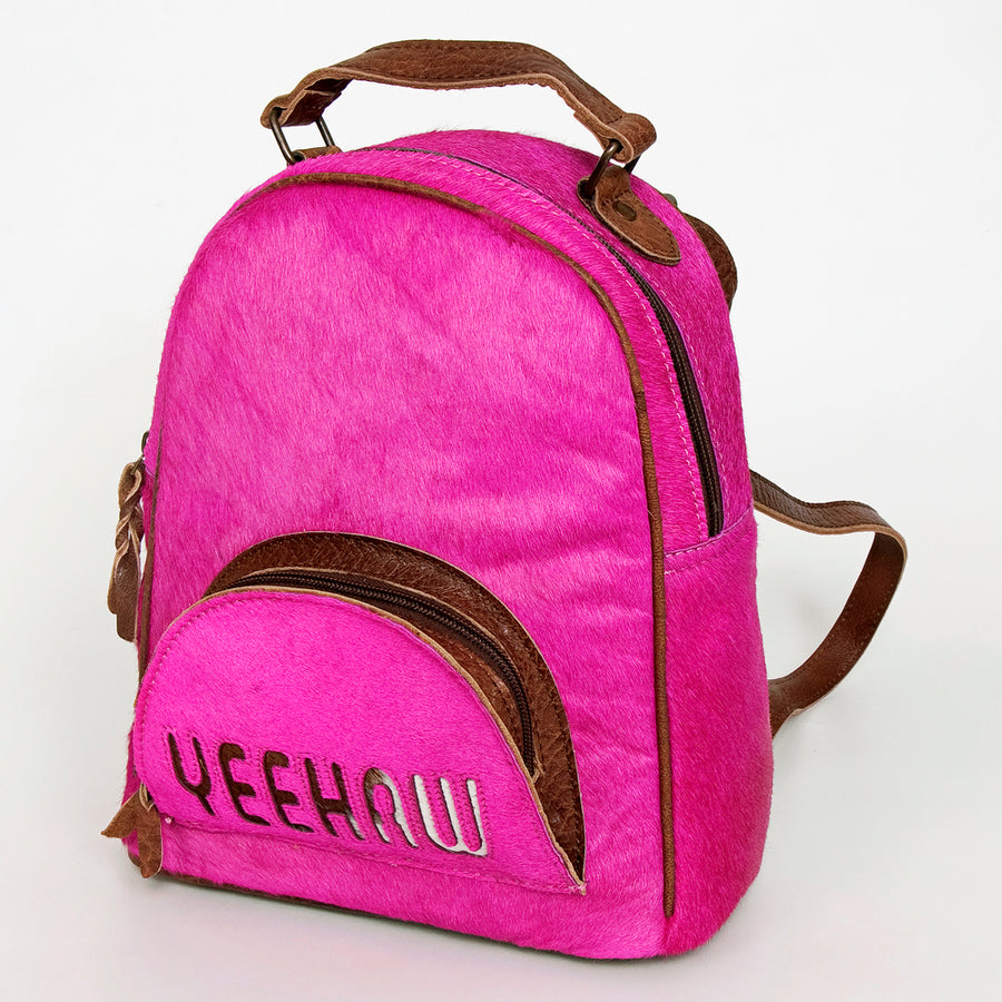American Darling Backpack Hair on Genuine Leather Western Women Bag | for Laptop School Purse Travel - Uhorse