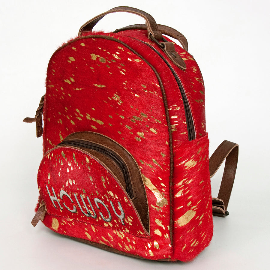 American Darling Backpack Hair on Genuine Leather Western Women Bag | for Laptop School Purse Travel - Uhorse