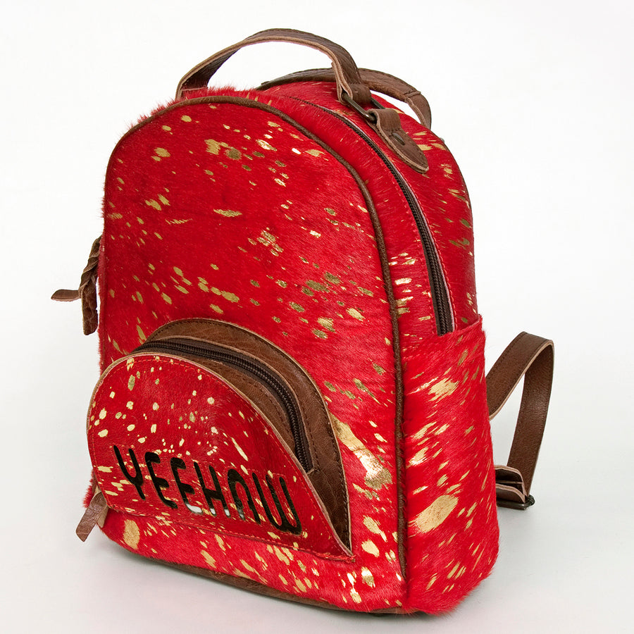 American Darling Backpack Hair on Genuine Leather Western Women Bag | for Laptop School Purse Travel - Uhorse