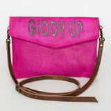 American Darling Envelope Hair-On Genuine Leather Western Women Bag Handbag Purse | for Cute