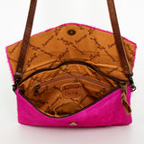American Darling Envelope Hair-On Genuine Leather Western Women Bag Handbag Purse | Envelope Bag for Women | Cute Envelope Bag | Envelope Purse