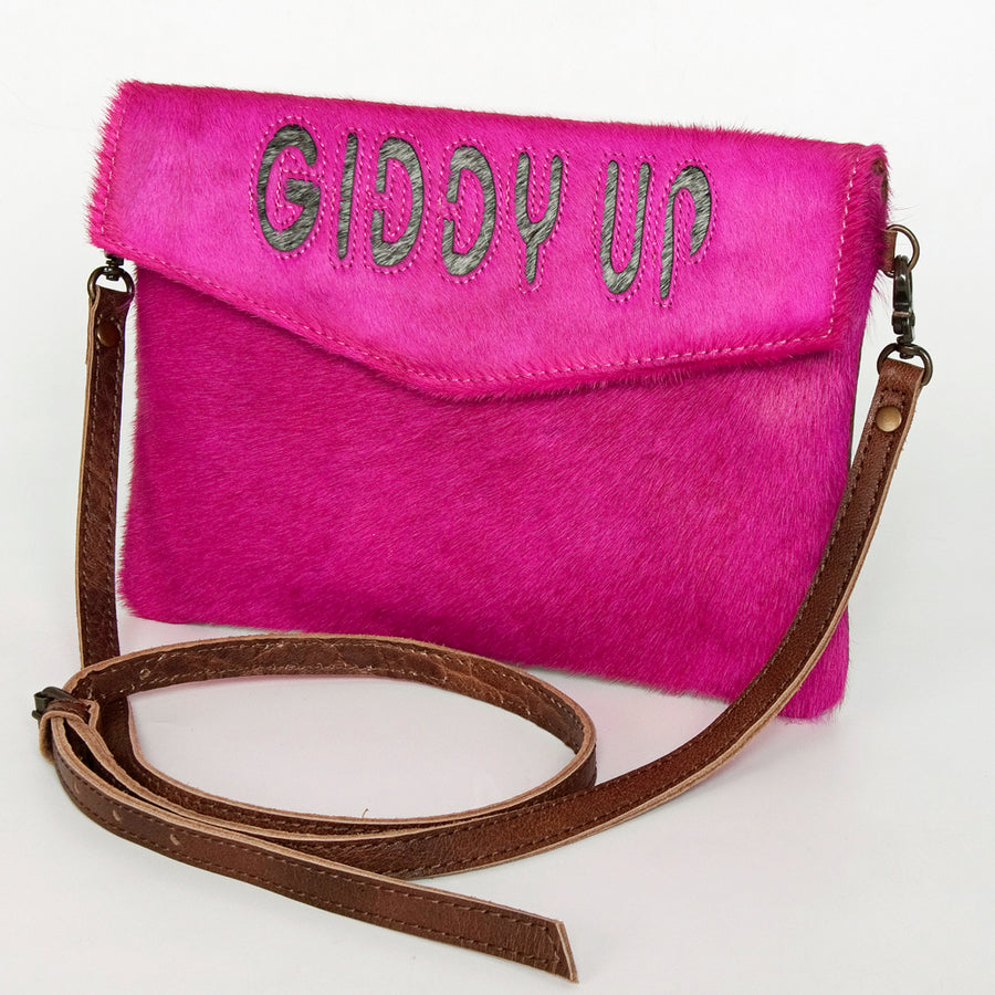 American Darling Envelope Hair-On Genuine Leather Western Women Bag Handbag Purse | for Cute - Uhorse