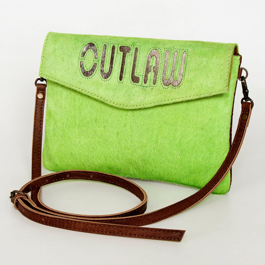 American Darling Envelope Hair-On Genuine Leather Western Women Bag Handbag Purse | for Cute - Uhorse
