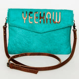 American Darling Envelope Hair-On Genuine Leather Western Women Bag Handbag Purse | for Cute