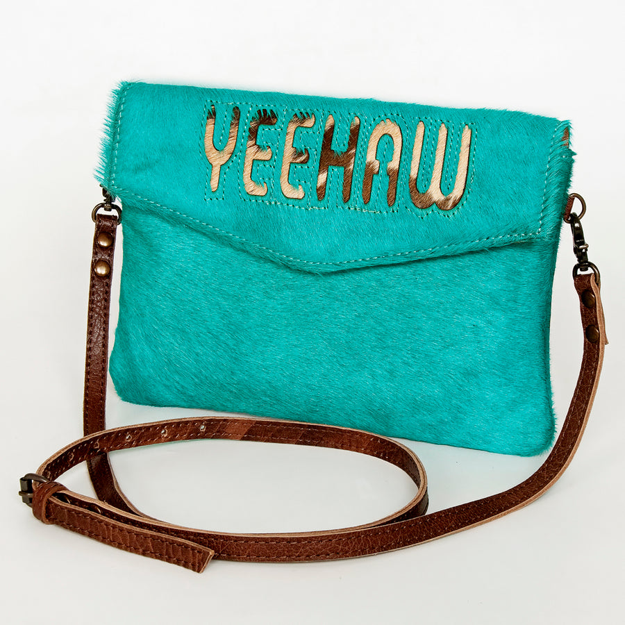 American Darling Envelope Hair-On Genuine Leather Western Women Bag Handbag Purse | for Cute - Uhorse