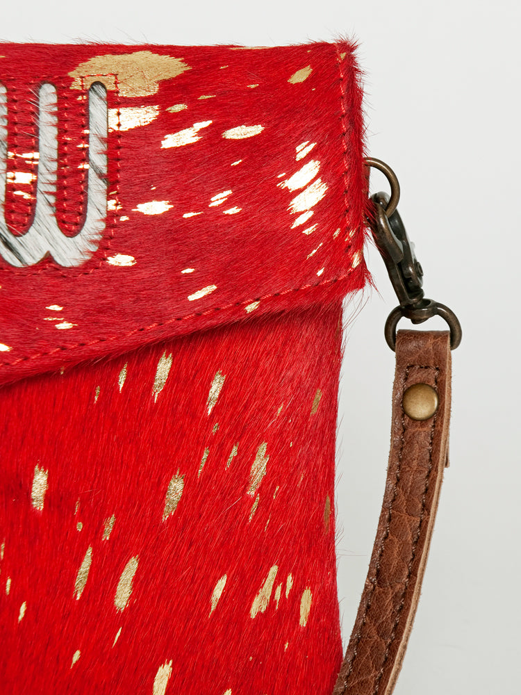 American Darling Envelope Hair-On Genuine Leather Western Women Bag Handbag Purse | for Cute